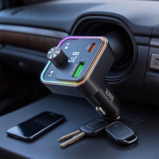Автомодулятори Hoco, Автомобільні mp3 модулятори, Автомобільний фм передавач, Usb модулятор, Трансмітер блютуз, XBE